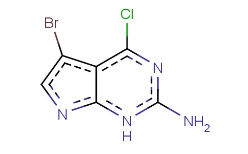 5-BROMO-4-CHLORO-1H-PYRROLO[2,3-D]PYRIMIDIN-2-AMINE